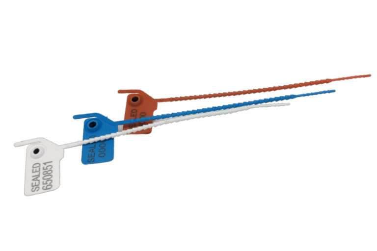 Fascette Sigillo Di Sicurezza Numerate Antimanomissione - 100 Pezzi Arancioni, 25 Cm, Per Valigie E Cassette - 3